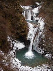 七ツ釜五段の滝